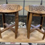 Checkerboard Side Tables Set