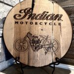 Indian Motorcycle Wooden Sign Board